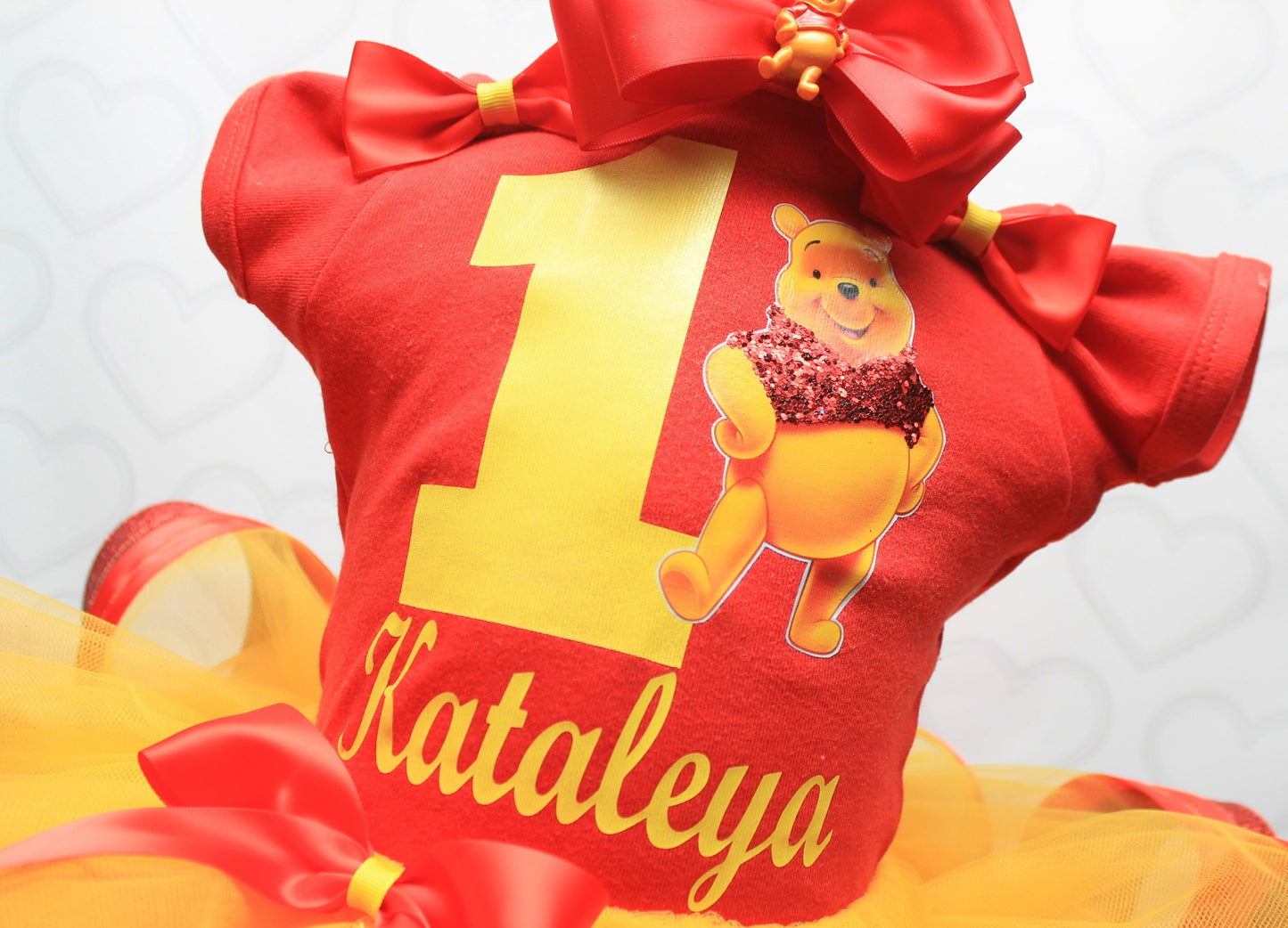 Winnie the pooh tutu set-Winnie the pooh outfit-Winnie the pooh dress