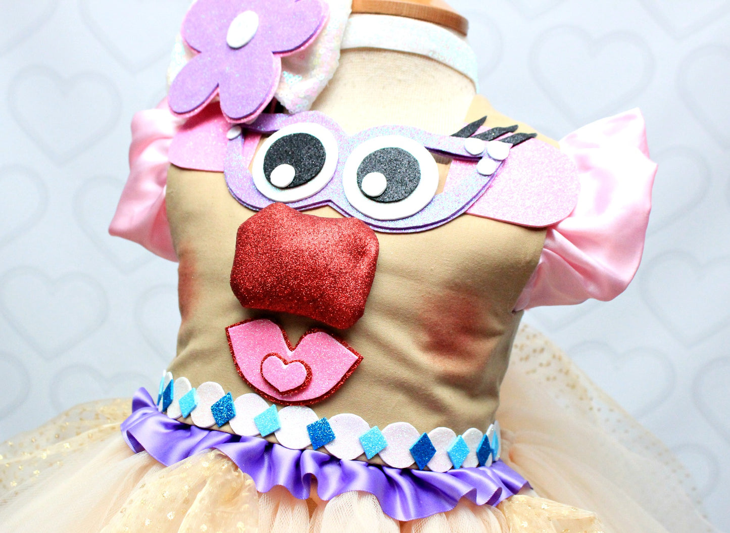 Ms potato head Costume-Ms potato head Tutu Dress- Ms potato head dress-Toy story costume