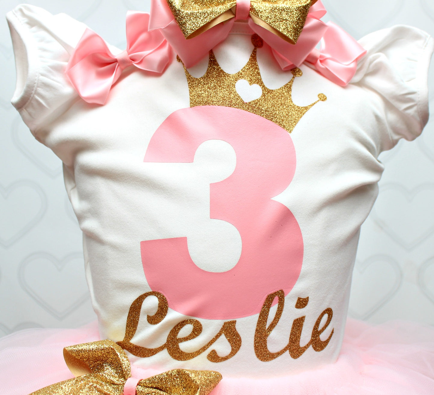Princess tutu set-Girls Birthday outfit-Princess tutu dress