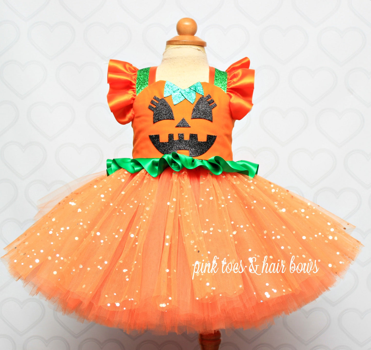 Pumpkin Dress- pumpkin Tutu Dress-pumpkin tutu- pumpkin costume-girly pumpkin dress