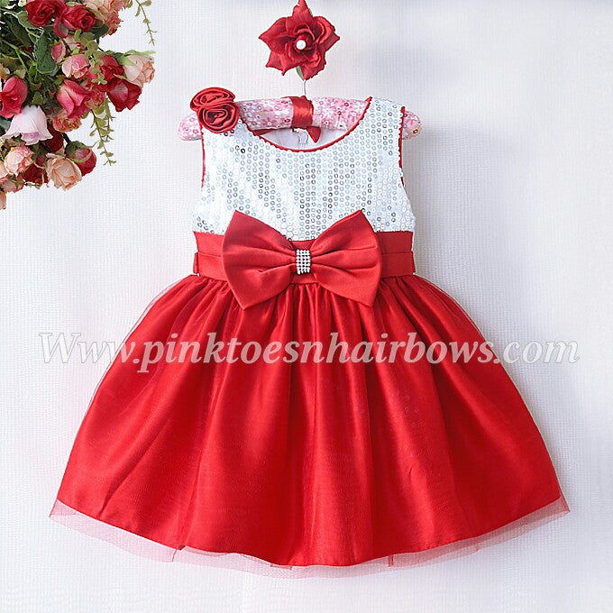 Red Sequin Dress(ready to ship)