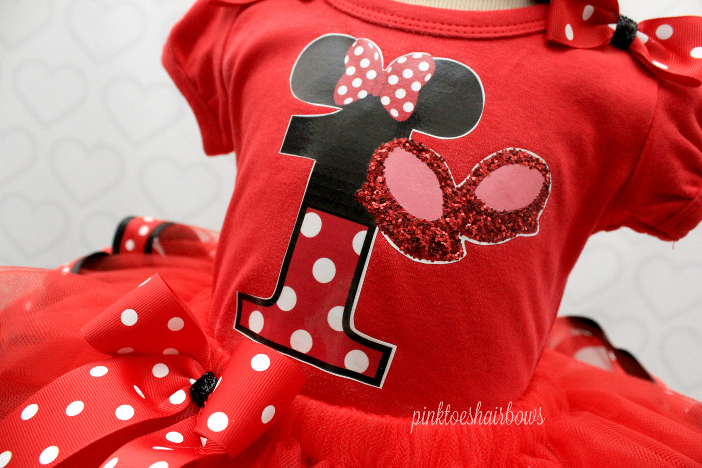 Mouse Tutu set- mouse outfit- mouse birthday outfit
