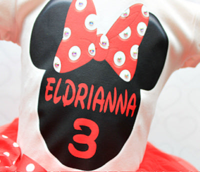 Mouse Tutu set- mouse outfit- mouse birthday outfit