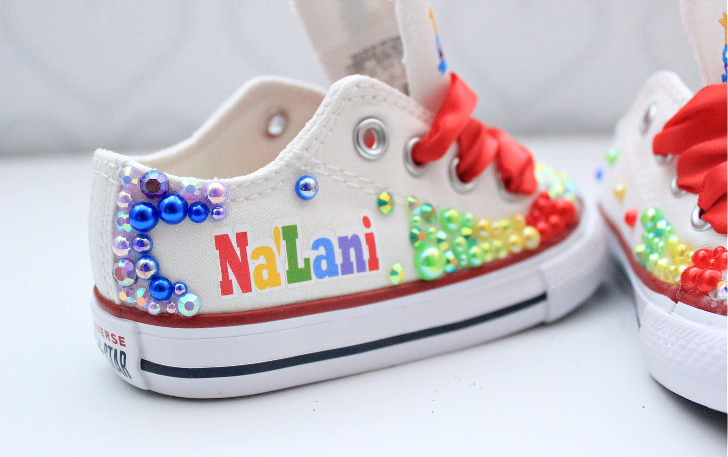Sesame street shoes- Sesame street bling Converse-Girls Sesame street Shoes-