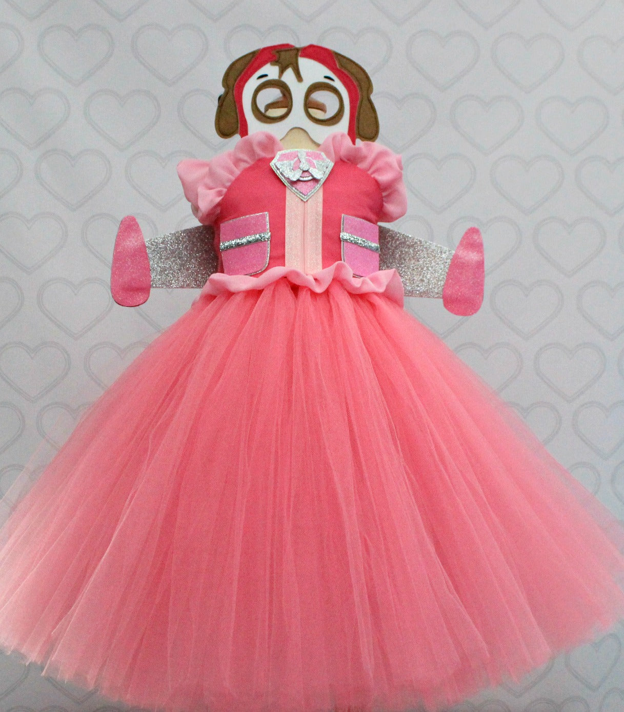 Paw patrol Costume- Skye costume- Skye paw patrol tutu dress-paw patrol tutu-Skye dress