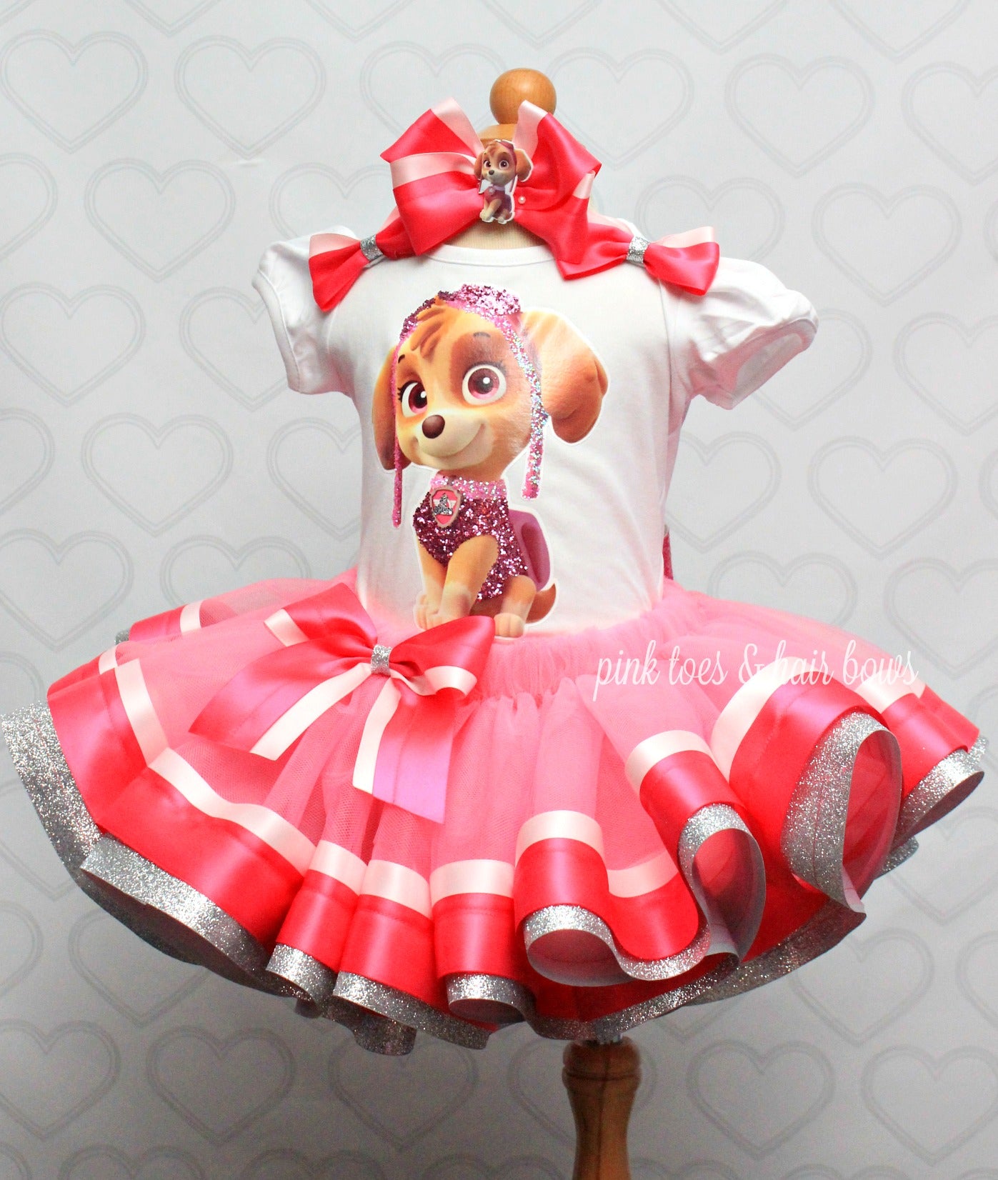 Skye Tutu set-Skye outfit-Skye dress- Paw patrol tutu set