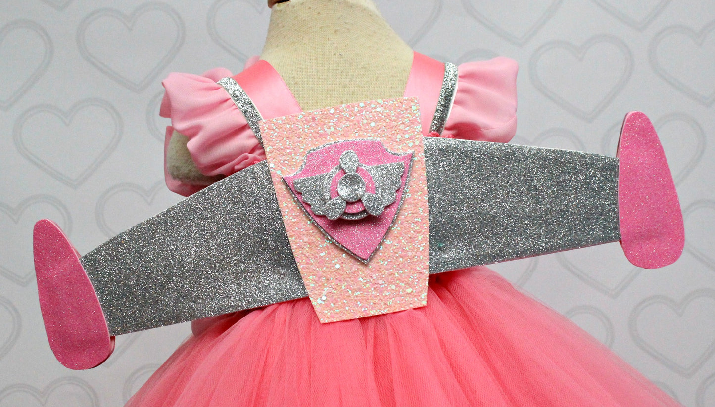 Paw patrol Costume- Skye costume- Skye paw patrol tutu dress-paw patrol tutu-Skye dress