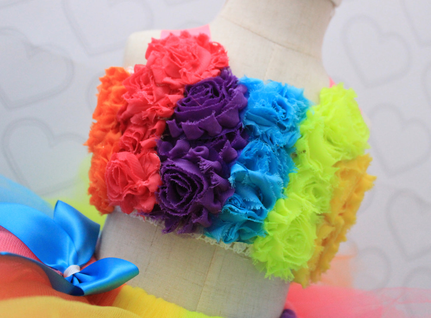 Care Bear outfit-Care Bear tutu set-Care Bear cake smash-first birthday outfit-first birthday set-Rainbow tutu set