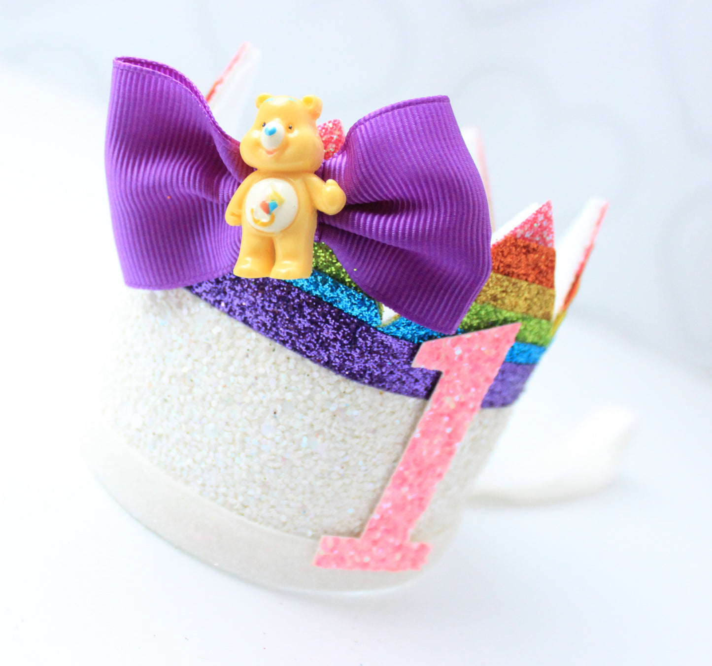 Care Bear outfit-Care Bear tutu set-Care Bear cake smash-first birthday outfit-first birthday set-Rainbow tutu set