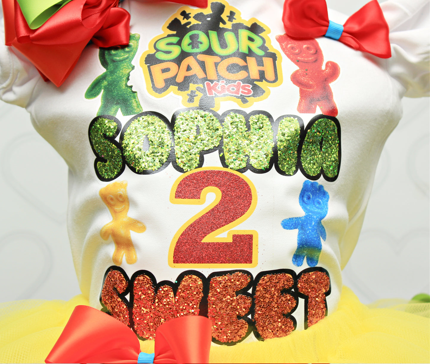 Sour Patch tutu set- Sour Patch outfit-Sour Patch dress-Sour patch Birthday