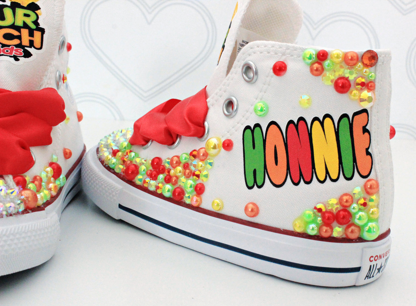 Sour Patch shoes- Sour Patch bling Converse-Girls Sour Patch Shoes-Sour Patch Converse