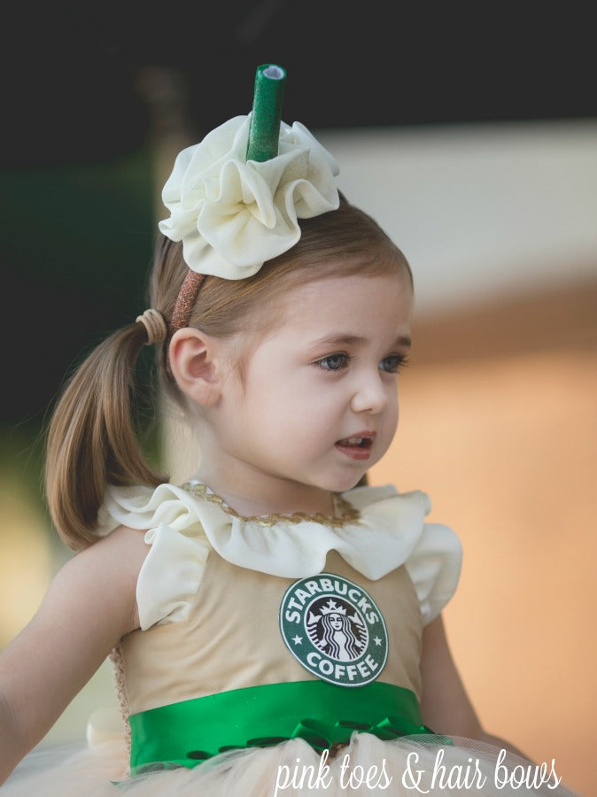 Starbucks Tutu Dress-starbucks costume-starbucks dress