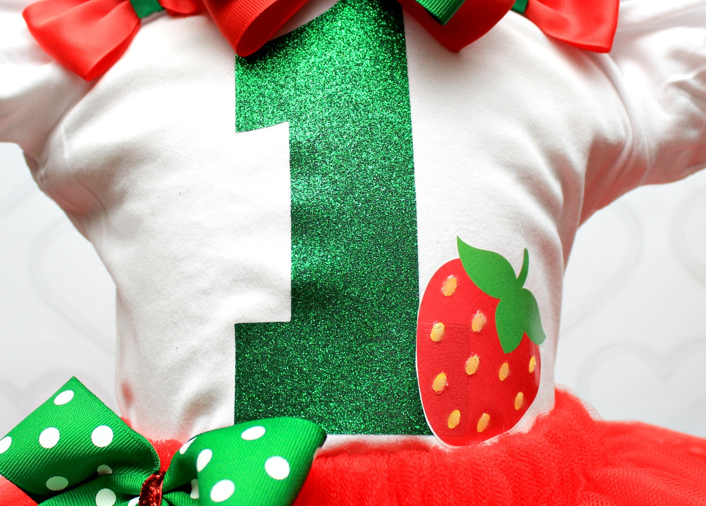 Strawberry tutu set-Strawberry outfit-Strawberry dress