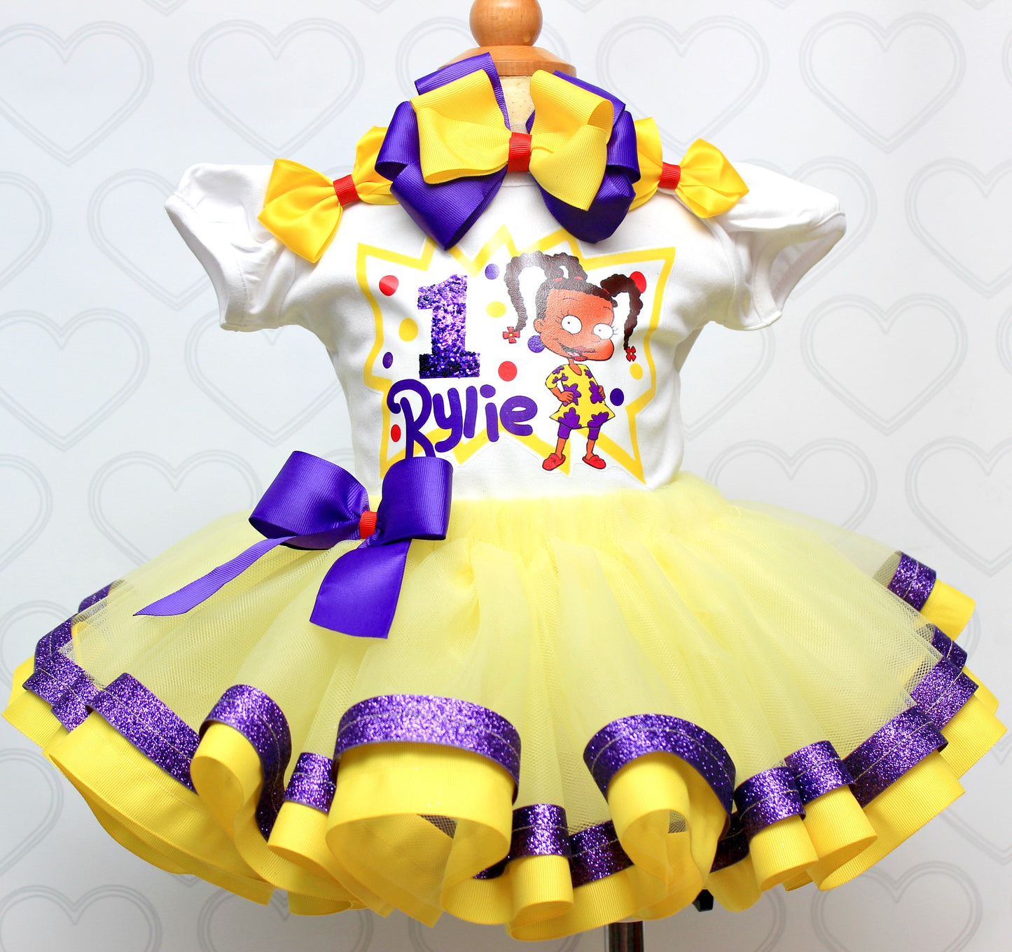 Rugrats tutu set-Susie tutu set- Rugrats outfit-Rugrats dress