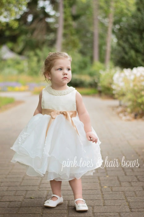 Beige Princess Dress