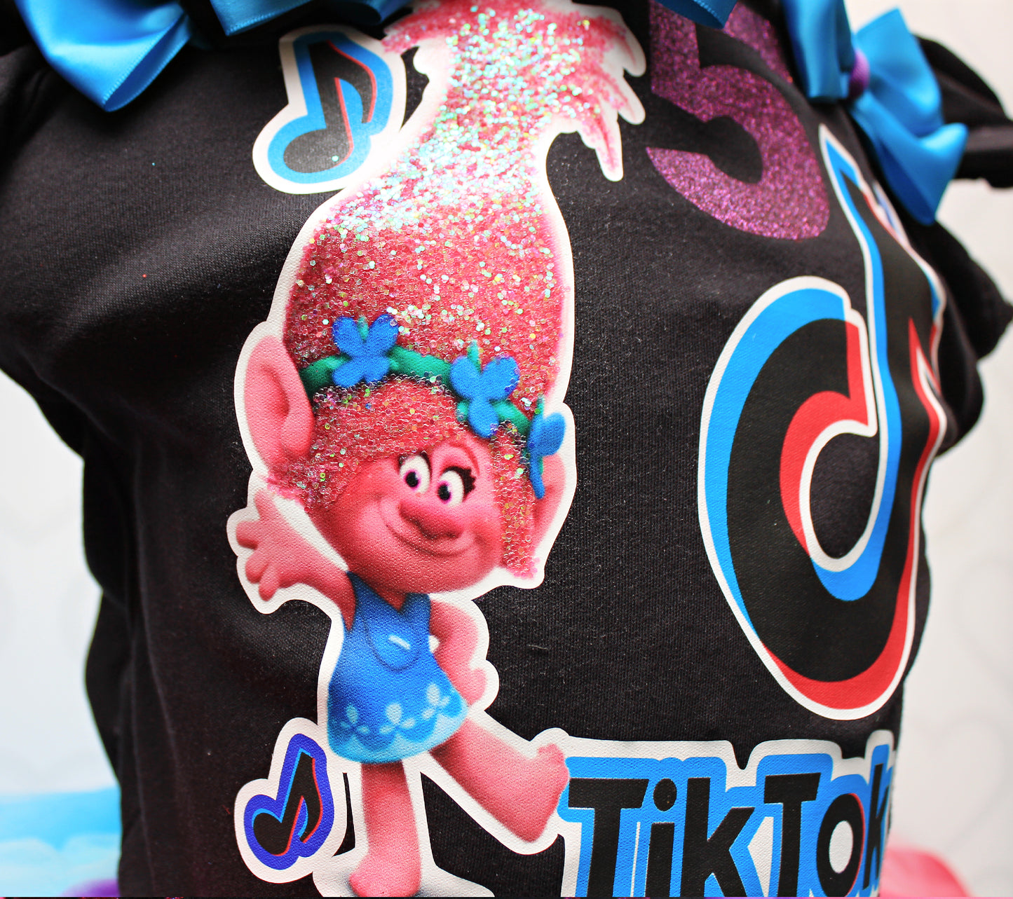 Tik Tok tutu set- Tik Tok outfit-Tik tok dress-Tik Tok Birthday outfit-Troll tutu set