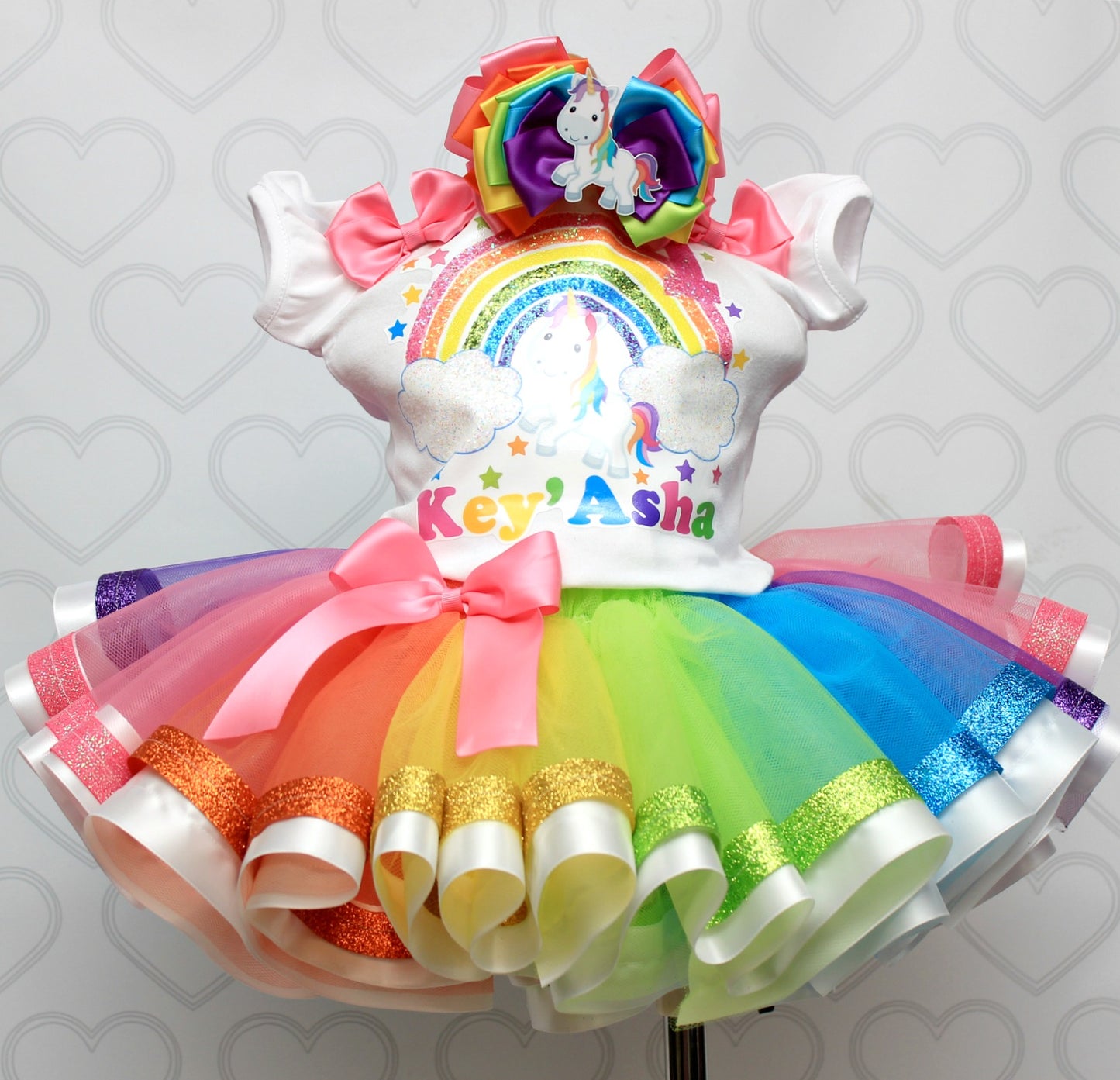 Unicorn tutu set-Unicorn outfit-Unicorn dress