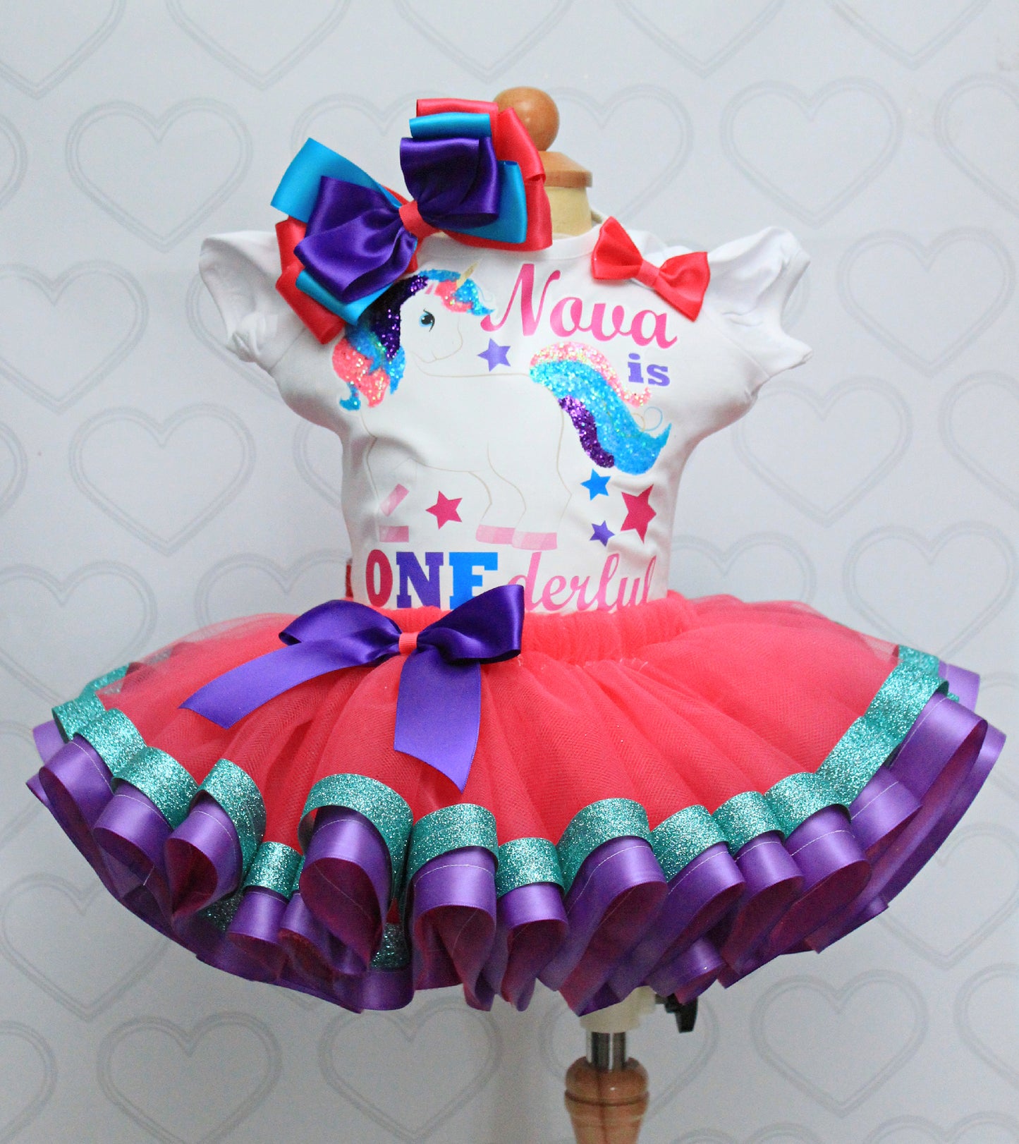 Unicorn tutu set- Unicorn outfit-Unicorn dress- unicorn party-unicorn birthday