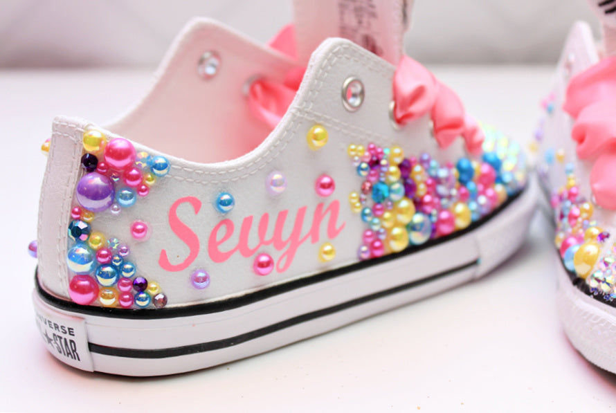 Unicorn shoes- Unicorn bling Converse-Girls Unicorn Shoes-Unicorn converse