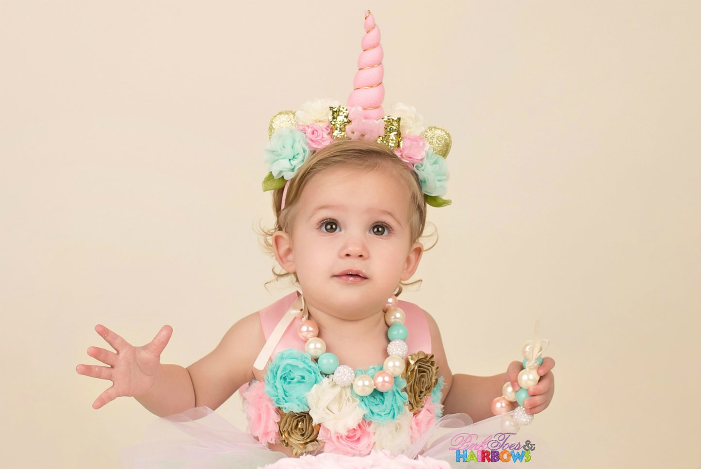 Unicorn Cake Smash tutu Set