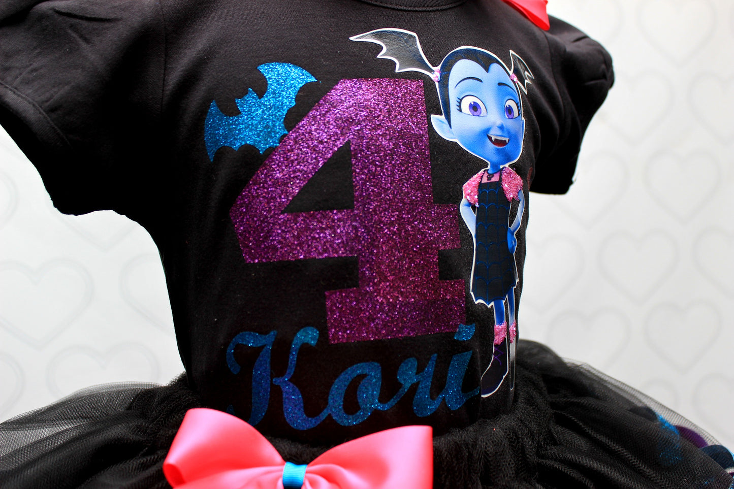 Vampirina tutu set- Vampirina outfit-Vampirina dress-Vampirina birthday(deluxe)