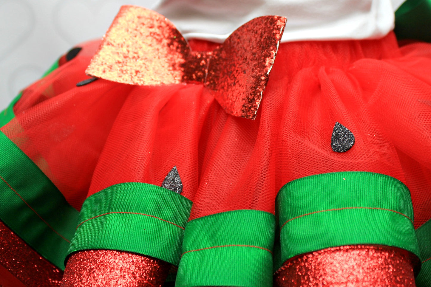 Watermelon tutu set-Watermelon outfit-Watermelon dress
