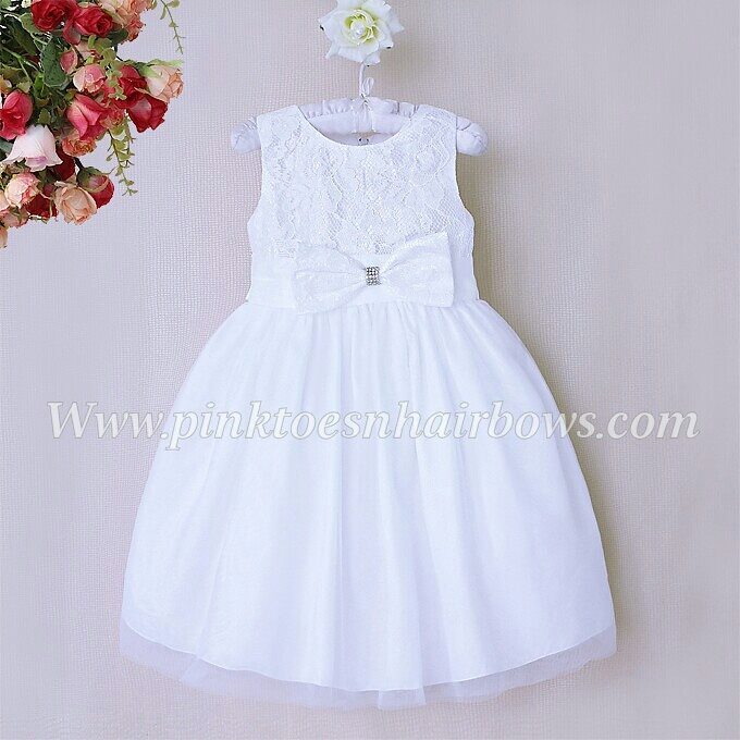 White lace Couture Dress-Ready to ship
