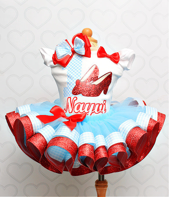 Dorothy tutu set-Dorothy outfit-Dorothy dress-Wizard of Oz tutu set