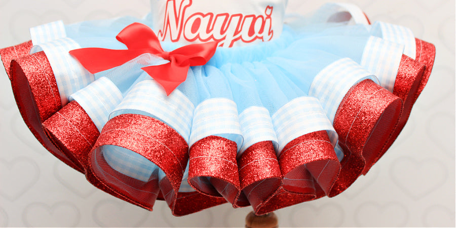 Dorothy tutu set-Dorothy outfit-Dorothy dress-Wizard of Oz tutu set