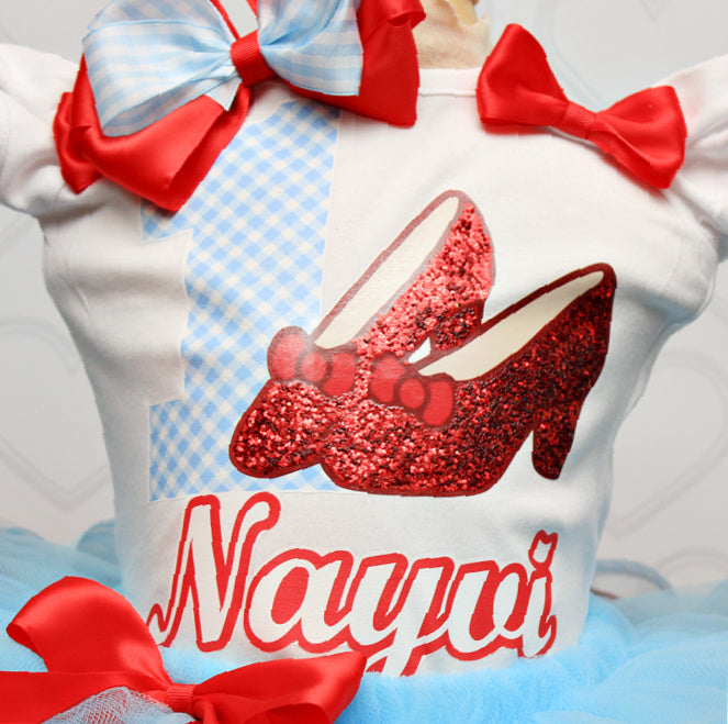 Dorothy tutu set-Dorothy outfit-Dorothy dress-Wizard of Oz tutu set