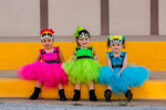 Load image into Gallery viewer, Powerpuff girl costume- powerpuff girl tutu costume- powerpuff costume dress- Powerpuff girl dress-powerpuff girl tutu-Blossom costume-buttercup costume-bubbles costume
