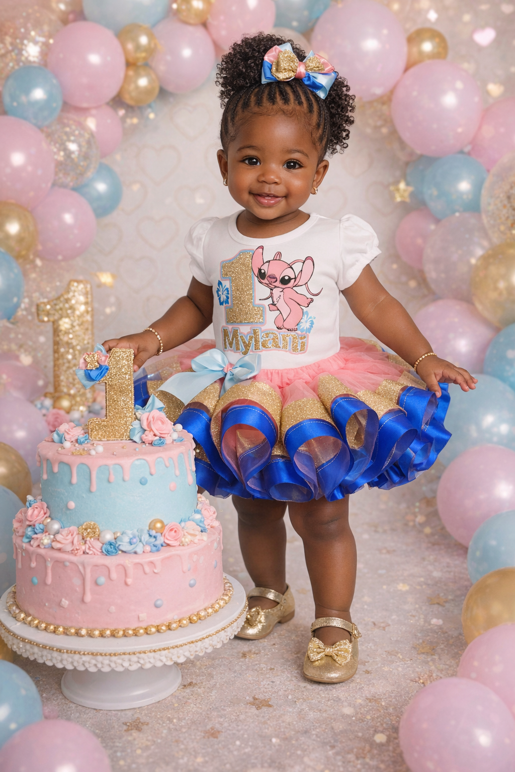Lilo and Stitch tutu set- Lilo And stitch outfit-Lilo and Stitch dress-Lilo and Angel tutu set