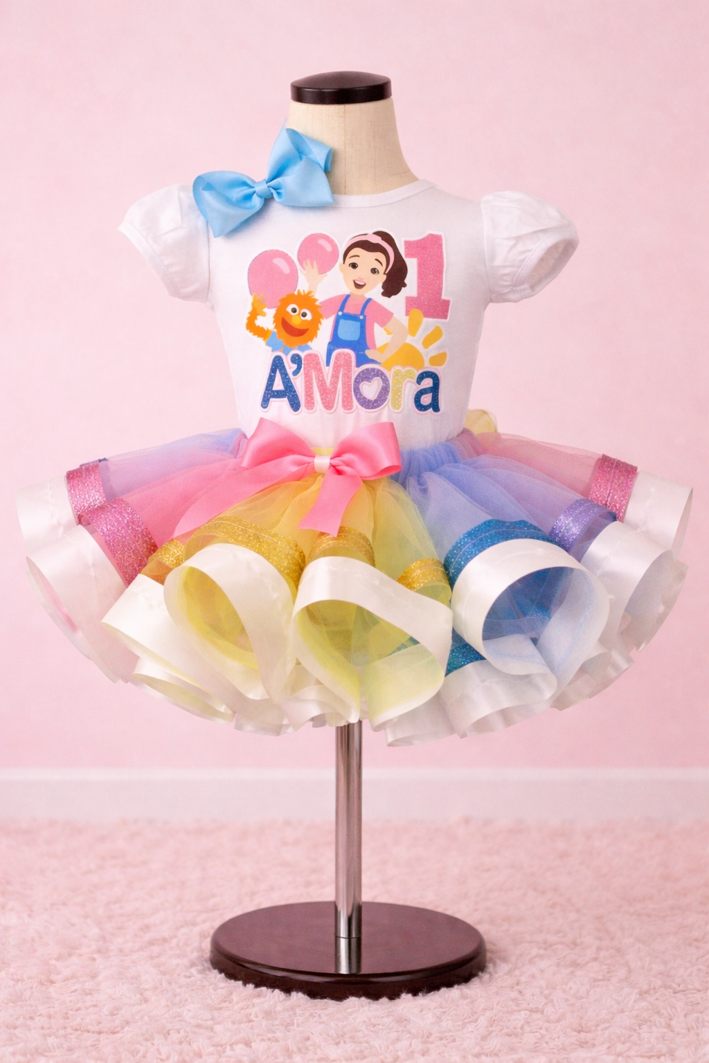 Ms. rachel tutu set-Ms. rachel outfit-Ms. rachel birthday-Ms. rachel dress-Ms. rachel costume