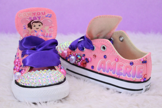 Ms. Rachel shoes-Ms. Rachel Converse-Girls Ms. Rachel  Shoes-Ms. Rachel  birthday