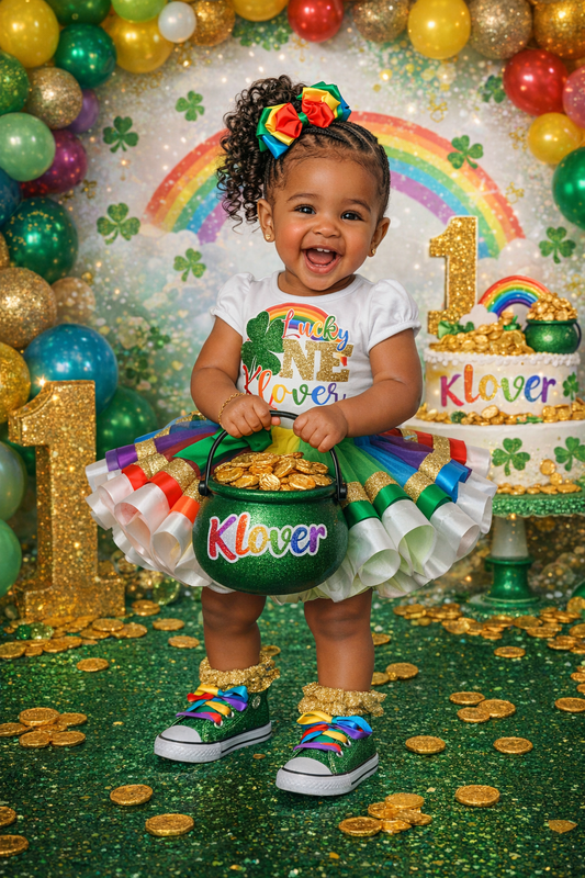 Lucky ONE tutu set- Lucky ONE outfit-Lucky ONE dress(deluxe)