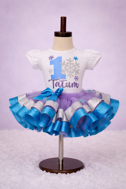 Winter Wonderland tutu set-Winter Wonderland outfit-Winter Wonderland dress