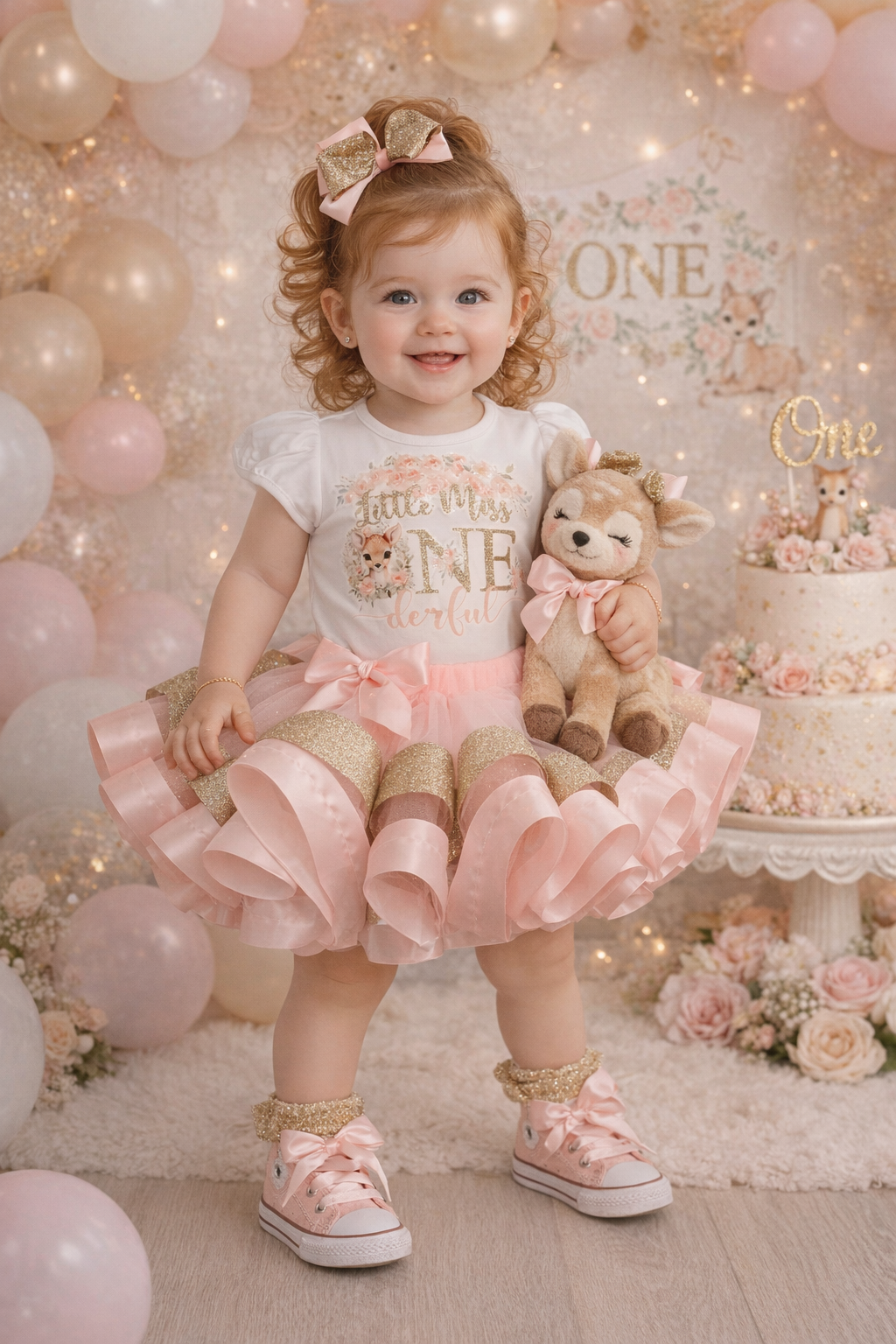 Little Miss Onedeerful Tutu set- Little Miss Onedeerful outfit- Little Miss Onedeerful tutu-Little Miss Onedeerful  tutu set-Deer tutu set