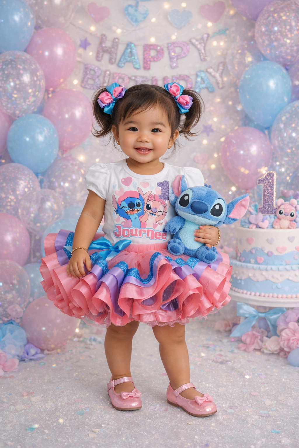 Lilo and Stitch tutu set- Lilo And stitch outfit-Lilo and Stitch dress-Lilo and Angel tutu set