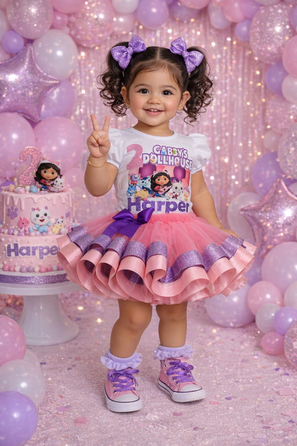 Gabby Dollhouse tutu set-Gabby Dollhouse outfit-Gabby Dollhouse dress
