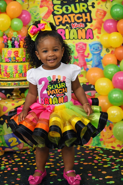 Sour Patch tutu set- Sour Patch outfit-Sour Patch dress