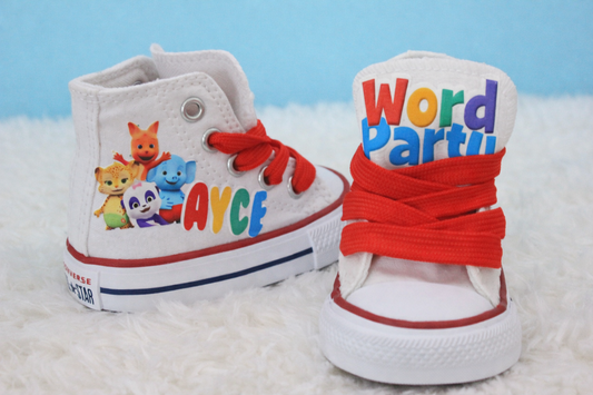 Word party shoes- Word party Converse-Boys Word party Shoes