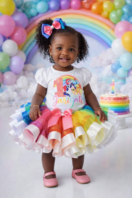 My little pony tutu set- My little pony outfit-My little pony birthday outfit-My little pony birthday