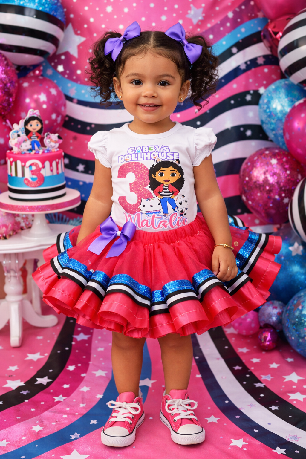 Gabby Dollhouse tutu set-Gabby Dollhouse outfit-Gabby Dollhouse dress