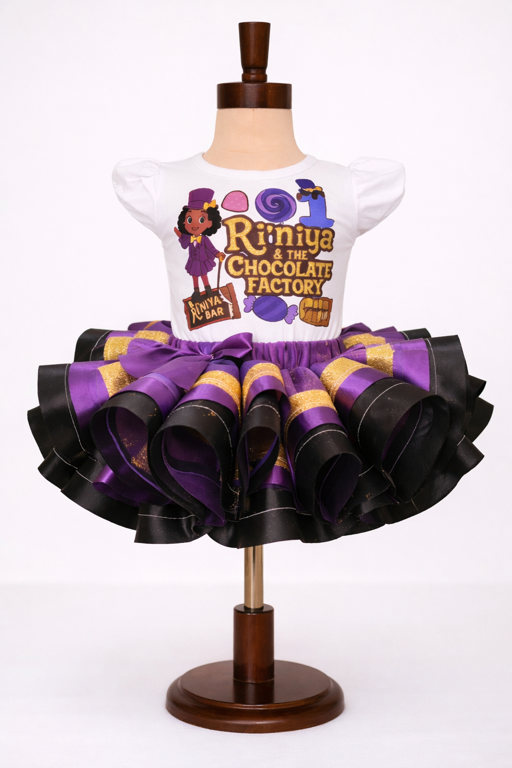 Willy wonka tutu set-Willy wonka outfit-Willy wonka birthday-Willy wonka dress-Willy wonka costume