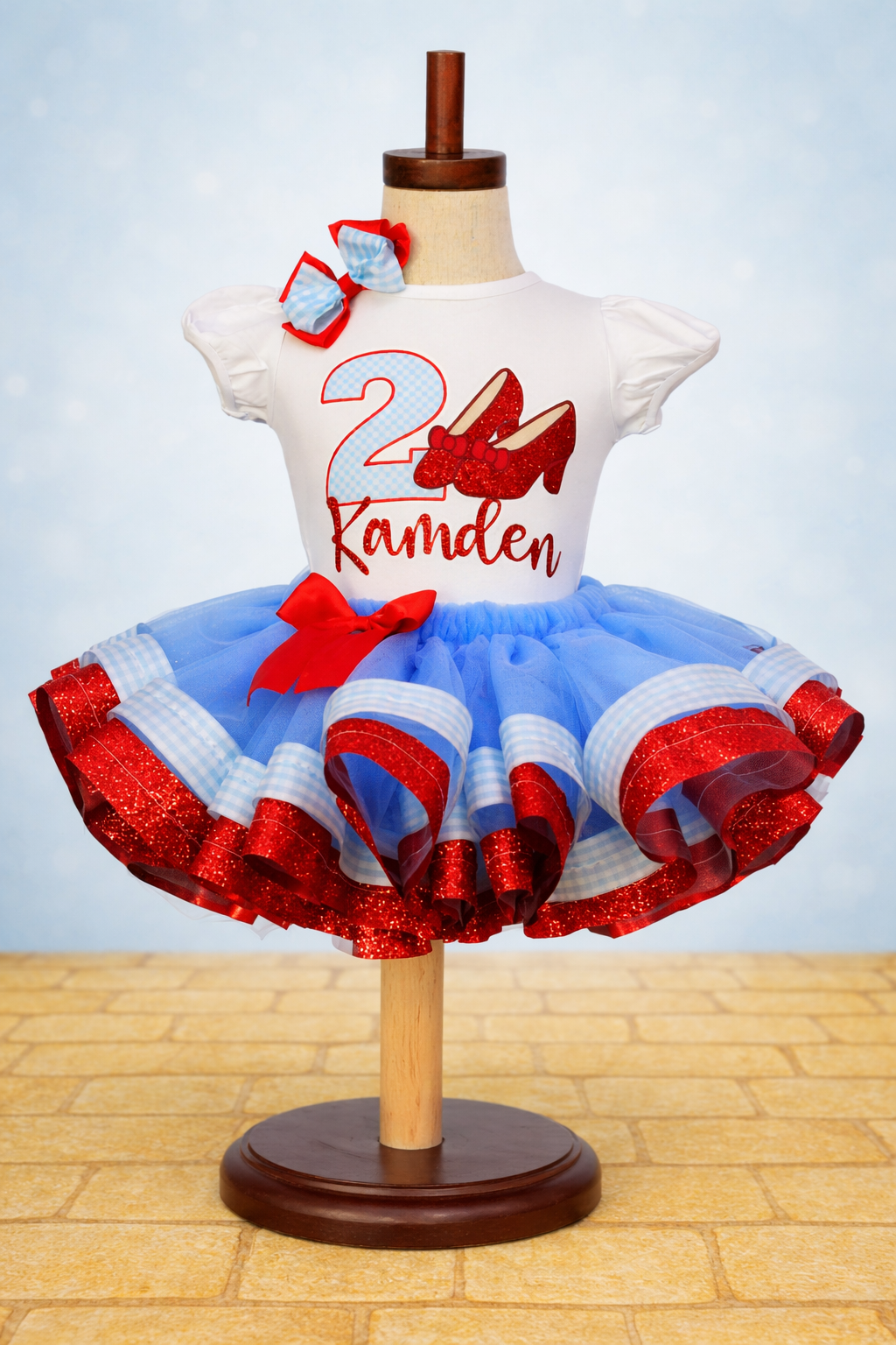 Dorothy tutu set-Dorothy outfit-Dorothy dress-Wizard of Oz tutu set