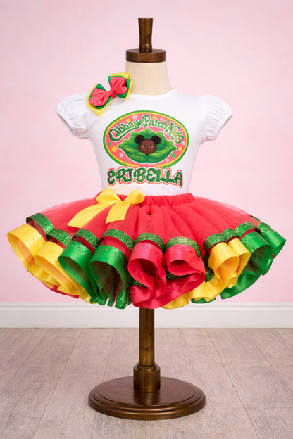 Cabbage Patch tutu set- Cabbage patch outfit-Cabbage patch dress