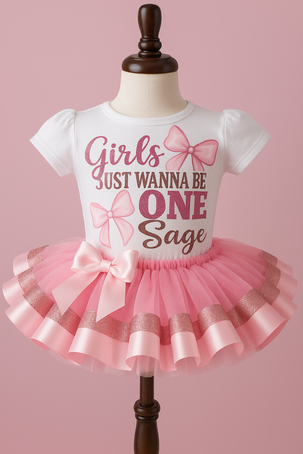 Girls just wanna be One tutu set- Girls just wanna be One outfit- Girls just wanna be One dress- Girls just wanna be One birthday outfit