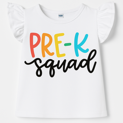 Pre-K Squad Shirt-Back to school shirt-Back to school shirt-1st day of school shirt-Kindergarten shirt