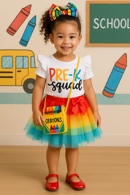 Pre-K Squad Shirt-Back to school shirt-Back to school shirt-1st day of school shirt-Kindergarten shirt