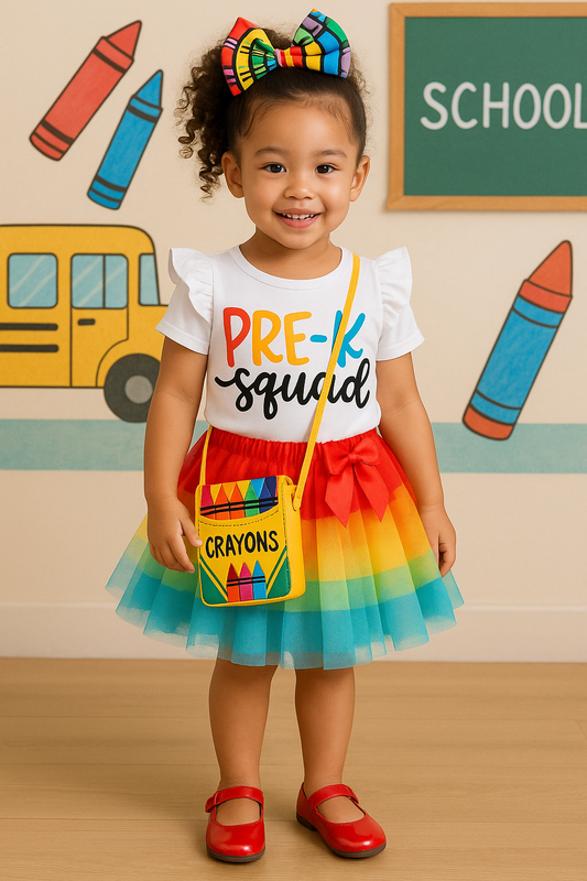 Pre-K Squad Shirt-Back to school shirt-Back to school shirt-1st day of school shirt-Kindergarten shirt